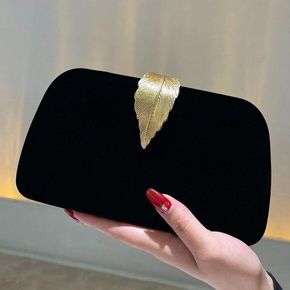 Evening Bag Small Clutch Purses Leopard Purse Formal Wedding Handbag for Women F - Picture 3 of 6